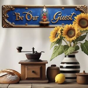 Beauty & The Beast " Be Our Guest" Decorating Sign